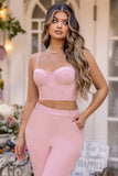 Adore Me Pink Corset Crop Top