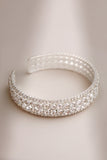 Hannah Silver Diamante Chunky Bracelet