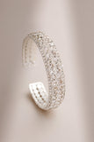 Hannah Silver Diamante Chunky Bracelet