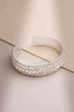 Hannah Silver Diamante Chunky Bracelet