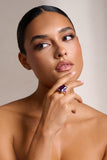 Adella Purple Statement Ring