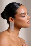 Monika Silver Tassel Earrings